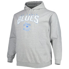 St. Louis Blues - Fanatics Special Edition 2.0 Big & Tall Wordmark Pullover Hoodie Heather Gray