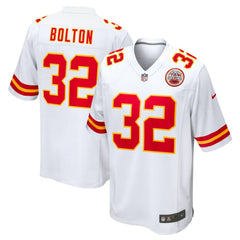 Nick Bolton Kansas City Chiefs Away Game Player Jersey White - Nike