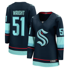 Shane Wright Seattle Kraken Fanatics Women's Home Breakaway Jersey Deep Sea Blue