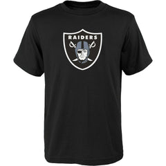 Las Vegas Raiders Outerstuff Youth Primary Logo T-Shirt Black - NFL