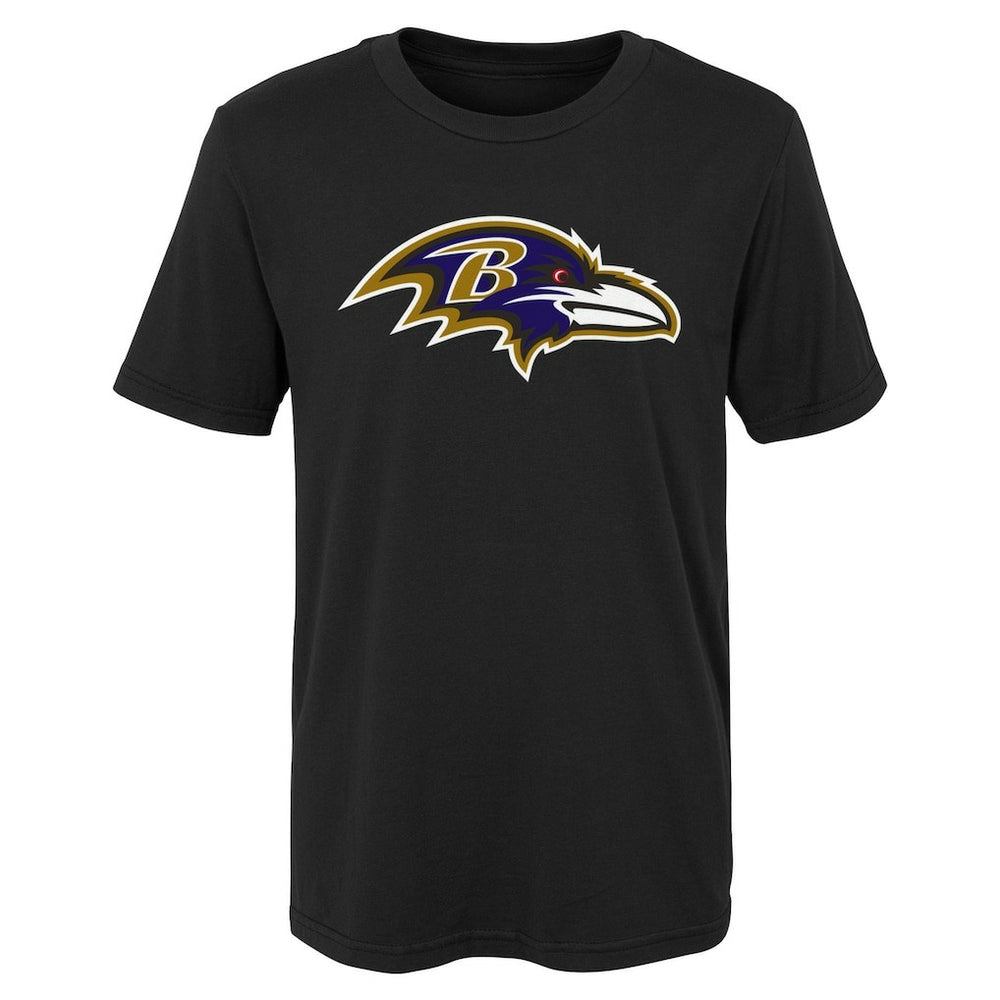 Baltimore Ravens Outerstuff Youth Primary Logo T-Shirt Black - NFL