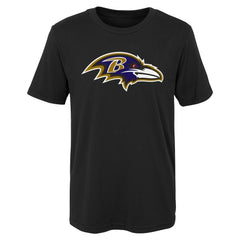 Baltimore Ravens Outerstuff Youth Primary Logo T-Shirt Black - NFL