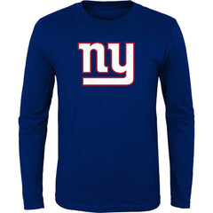 New York Giants Youth Primary Logo Long Sleeve T-Shirt Royal - NFL