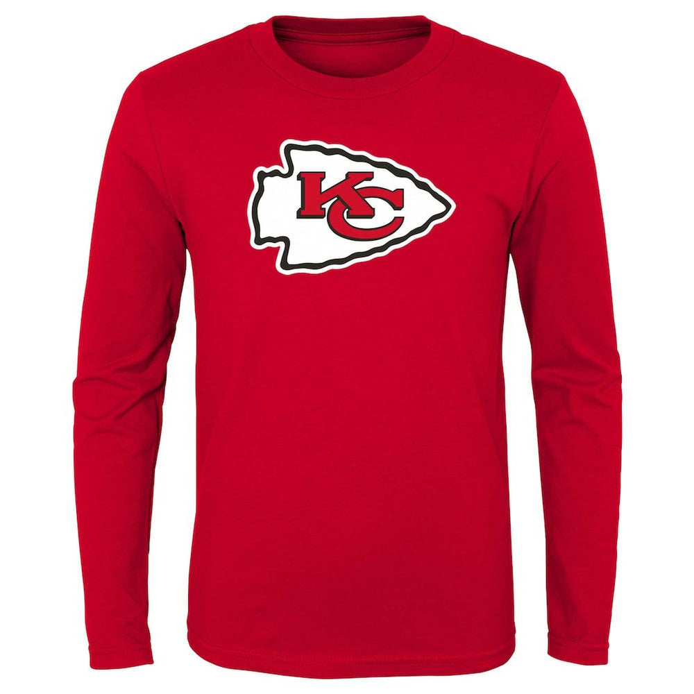 Kansas City Chiefs Preschool Primary Logo Long Sleeve T-Shirt Red - NFL