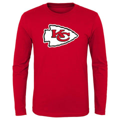 Kansas City Chiefs Preschool Primary Logo Long Sleeve T-Shirt Red - NFL