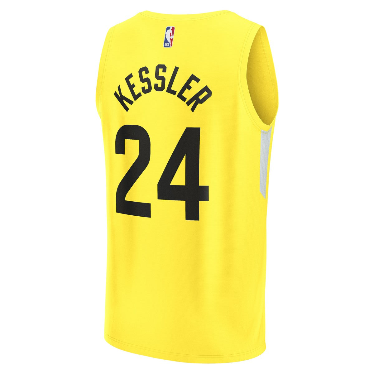 Walker Kessler Utah Jazz Fast Break Replica Player Jersey - Icon Edition - Yellow | NBA Jerseys