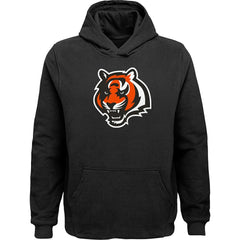 Cincinnati Bengals Youth Team Logo Pullover Hoodie Black - NFL