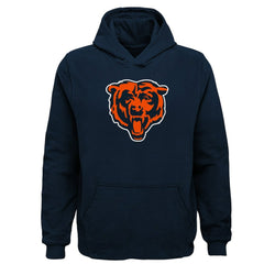 Chicago Bears Youth Team Logo Pullover Hoodie Navy - NFL