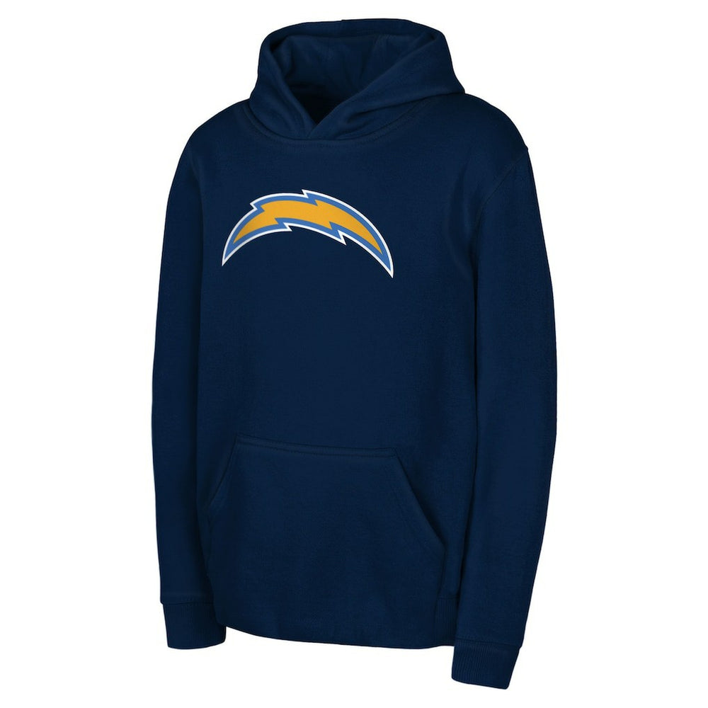 Los Angeles Chargers Youth Team Logo Pullover Hoodie Navy - NFL