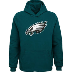 Philadelphia Eagles Youth Team Logo Pullover Hoodie Green - NFL