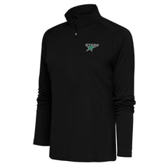 Dallas Stars - Antigua Women's Special Edition 2.0 Tribute Quarter-Zip Pullover Top Black
