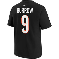 Joe Burrow Cincinnati Bengals Youth Player Name & Number T-Shirt Black - Nike