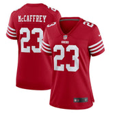 Christian McCaffrey San Francisco 49ers Women's Player Jersey Scarlet - Nike
