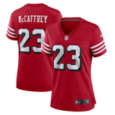 Christian McCaffrey San Francisco 49ers Women's Player Jersey Scarlet - Nike