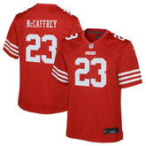 Christian McCaffrey San Francisco 49ers Youth Game Jersey Scarlet - Nike