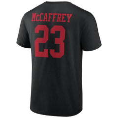 Christian McCaffrey San Francisco 49ers Icon Player Name & Number T-Shirt Black - NFL