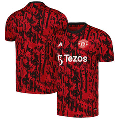 Adidas Manchester United 2023/24 Pre-Match Top - Red