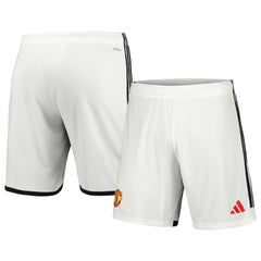 Adidas Manchester United 2023/24 Home Replica Shorts - White