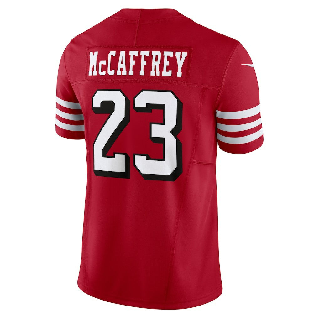 Christian McCaffrey San Francisco 49ers Vapor F.U.S.E. Limited Jersey - Scarlet | NFL Jerseys