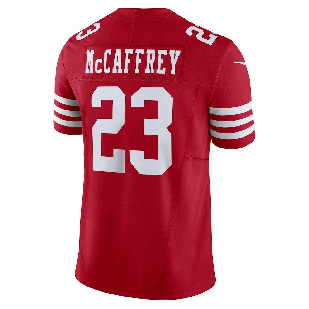 Christian McCaffrey San Francisco 49ers Vapor F.U.S.E. Limited Jersey - Scarlet | NFL Jerseys