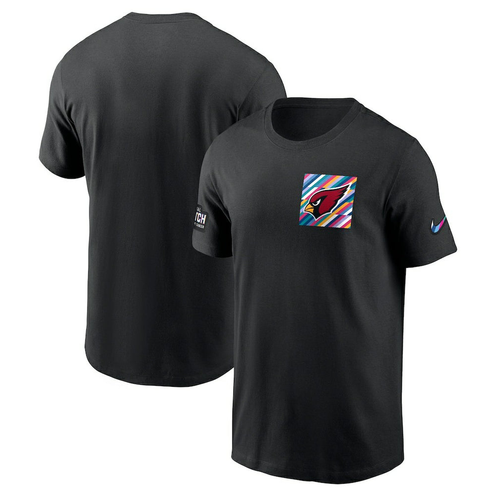 Arizona Cardinals Crucial Catch Sideline Tri-Blend T-Shirt Black - Nike