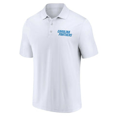 Carolina Panthers Lockup Two-Pack Polo Set White/Black - Fanatics