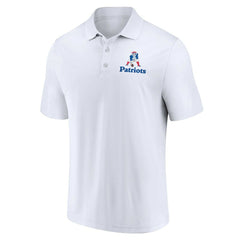 New England Patriots Throwback Two-Pack Polo Set White/Royal - Fanatics