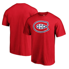 Montreal Canadiens - Primary Logo Team T-Shirt Red