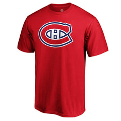 Montreal Canadiens - Primary Logo Team T-Shirt Red
