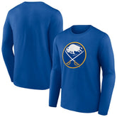 Buffalo Sabres - Primary Logo Team Long Sleeve T-Shirt Royal