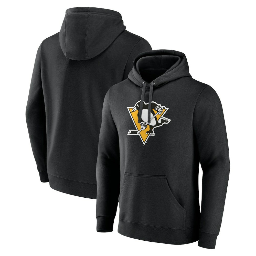 Pittsburgh Penguins Primary Team Logo Pullover Hoodie Black