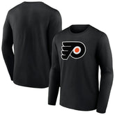 Philadelphia Flyers - Primary Logo Team Long Sleeve T-Shirt Black