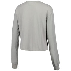 Atlanta Braves The Wild Collective Women's Cropped Long Sleeve T-Shirt On Sale