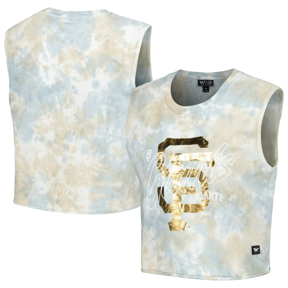 San Francisco Giants The Wild Collective Women's Washed Muscle Tank Top Near Me