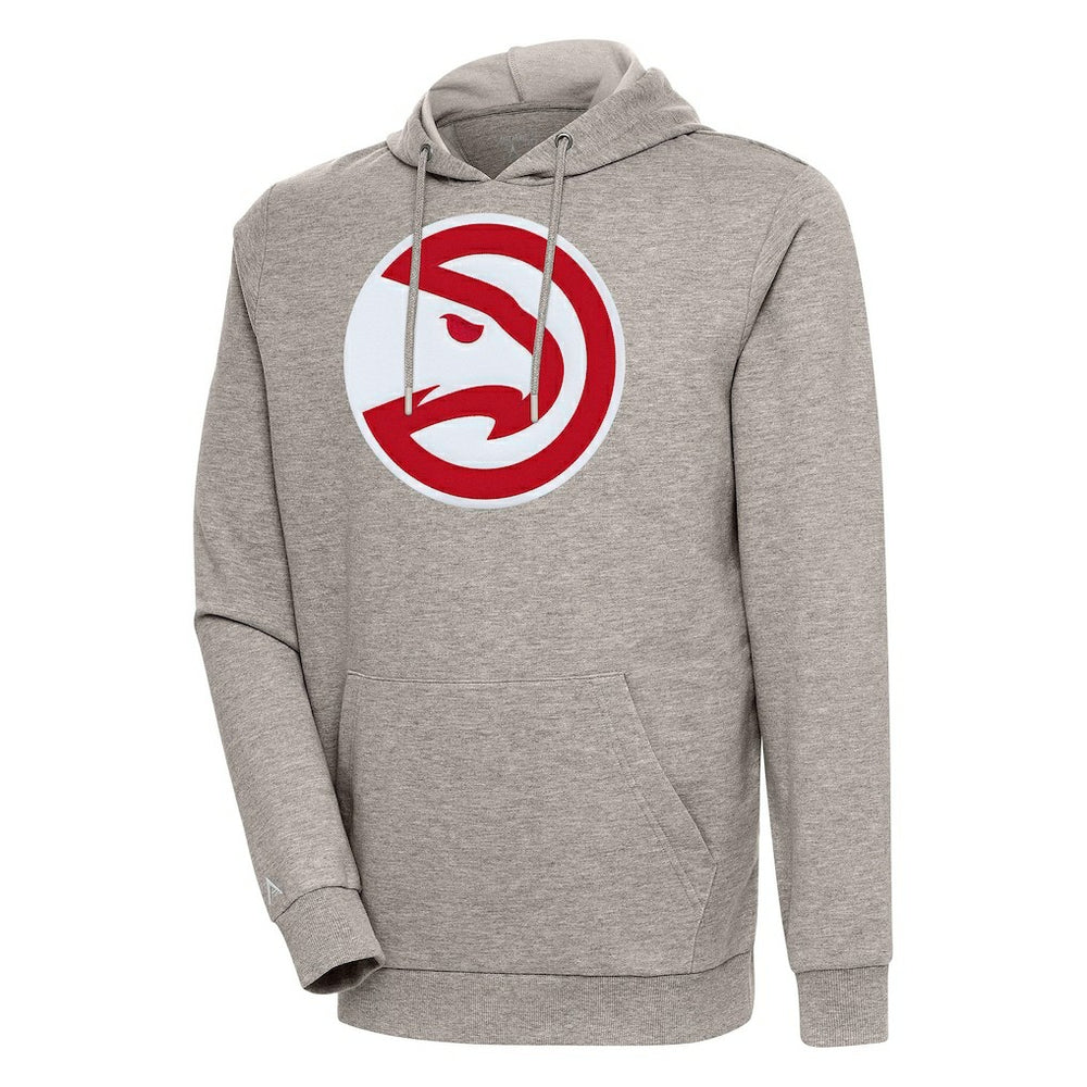 NBA - Atlanta Hawks Antigua Action Pullover Hoodie - Oatmeal