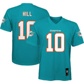 Tyreek Hill Miami Dolphins Youth Replica Player Jersey Aqua - NFL