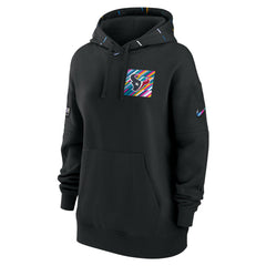 Houston Texans Women's 2023 NFL Crucial Catch Club Pullover Hoodie Black - Nike
