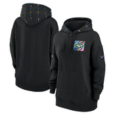 New York Jets Women's 2023 NFL Crucial Catch Club Pullover Hoodie Black - Nike