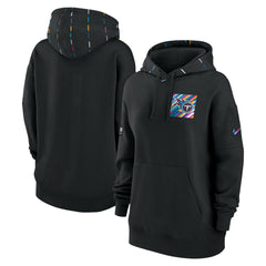 Tennessee Titans Women's 2023 NFL Crucial Catch Club Pullover Hoodie Black - Nike