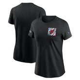 Arizona Cardinals Women's Crucial Catch Sideline Tri-Blend T-Shirt Black - Nike