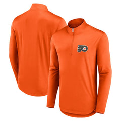 Philadelphia Flyers - Fanatics Mock Neck Quarter-Zip Top Orange