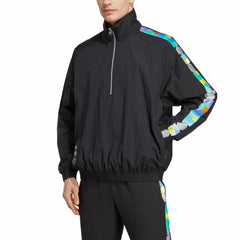 Adidas Peter Saville x Manchester United Half-Zip Pullover Jacket – Black