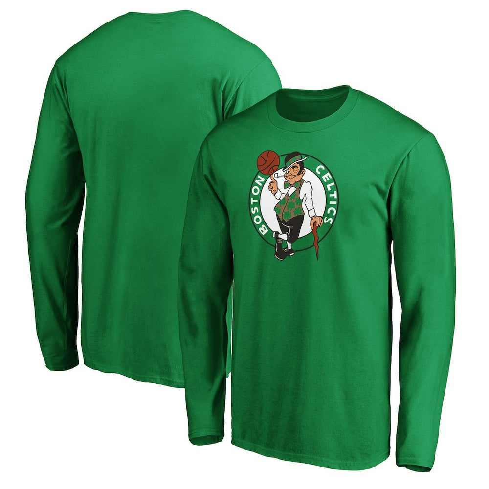 NBA - Boston Celtics Primary Team Logo Long Sleeve T-Shirt - Kelly Green
