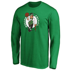 NBA - Boston Celtics Primary Team Logo Long Sleeve T-Shirt - Kelly Green