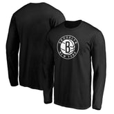 NBA - Brooklyn Nets Primary Team Logo Long Sleeve T-Shirt - Black