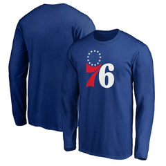 NBA - Philadelphia 76ers Primary Team Logo Long Sleeve T-Shirt - Royal