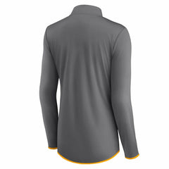 Los Angeles Rams Women's Adult Corner Long Sleeve 1/4 Zip Top Gray - NFL