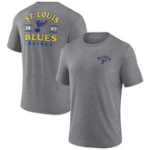 St. Louis Blues - Fanatics Winger Tri-Blend T-Shirt Heather Gray