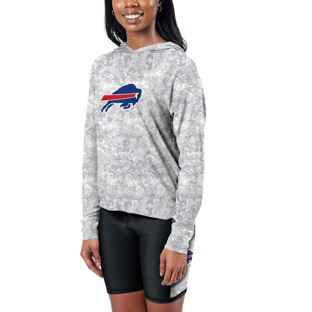 Buffalo Bills Certo Women's Session Pullover Hoodie Gray - NFL