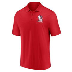St. Louis Cardinals Fanatics Two-Pack Logo Lockup Polo Set On Sale